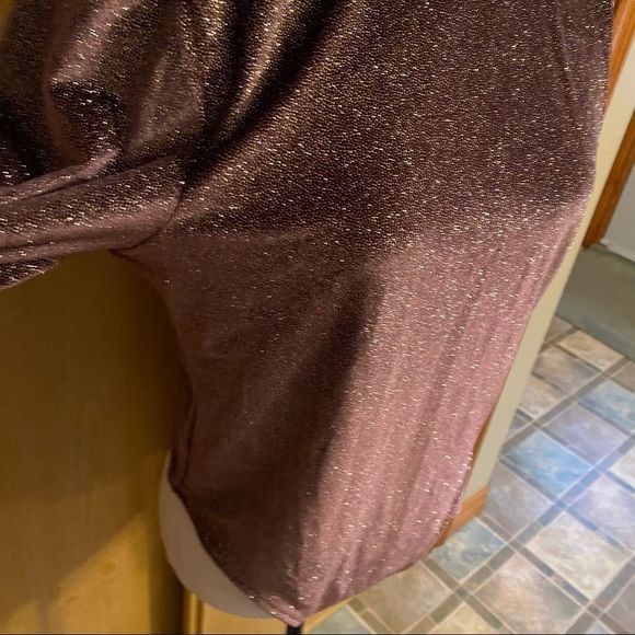 2/$30 ☀️ Victoria’s Secret • Purple Glitter Lowback Longsleeve Bodysuit - Picture 4 of 8